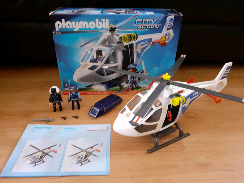 playmobil police helicopter 6921
